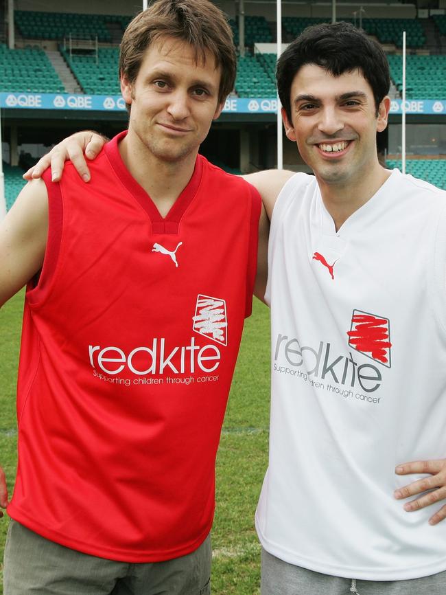 Craig Reucassell and Chas Licciardello. Picture: Gaye Gerard/Getty