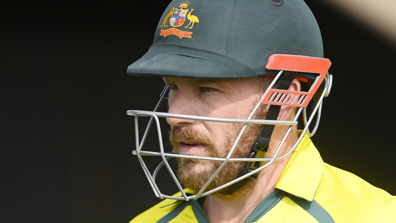 Aaron Finch fighting to save his ODI career. Picture: Getty Images