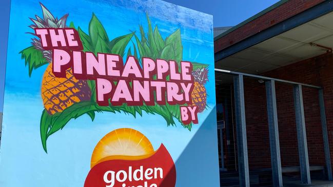 The pantry is on 264 Earnshaw Rd in Northgate, but locals believe you can spot it from even further away given it’s fantastic new artwork mural. Picture: Loving Nundah.