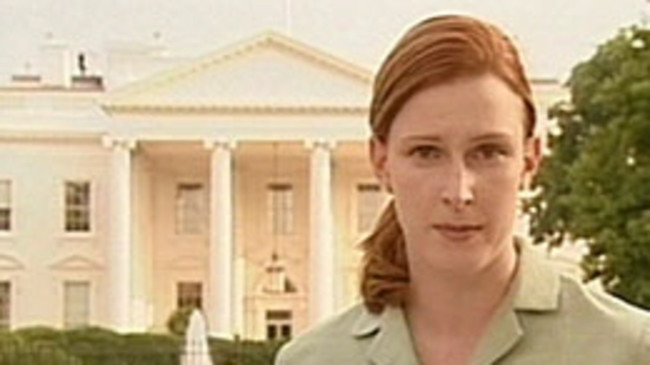 Rising star ... Leigh Sales when she was the ABC’s Washington correspondent. Picture: Supplied