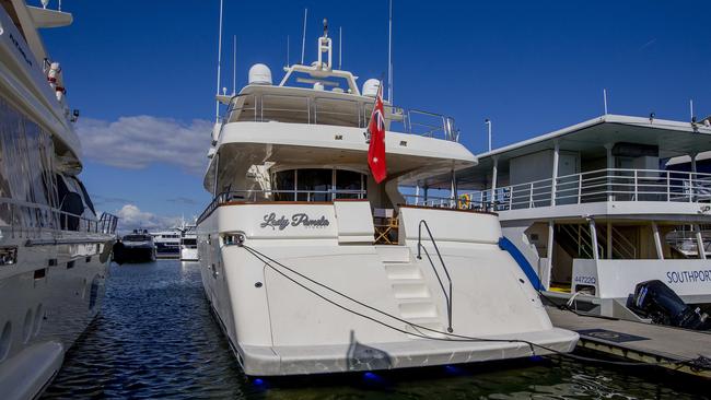 The Lady Pamela at Gold Coast City Council Marina Coomera.