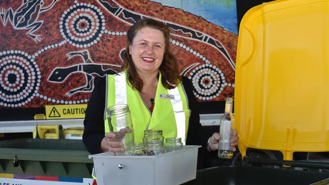 Ipswich Mayor Teresa Harding said residents wanted glass returned to yellow-tip bins.