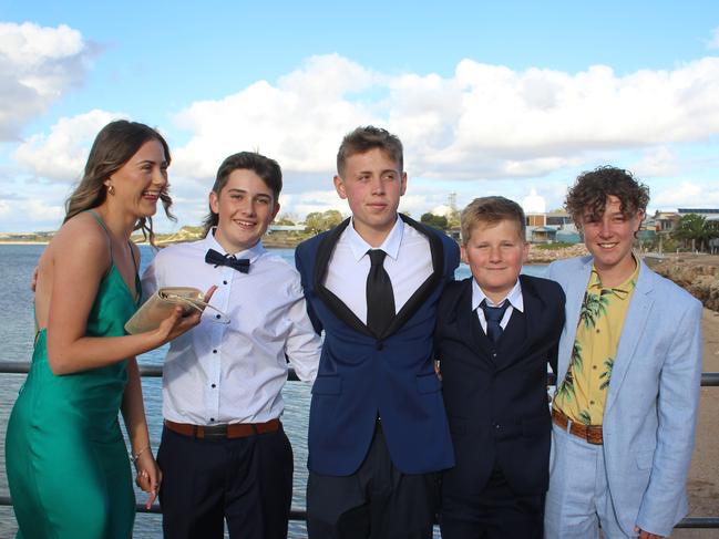 Streaky Bay Area School teens celebrated their school formal in the town, Friday November 12, 2021. Picture: Supplied