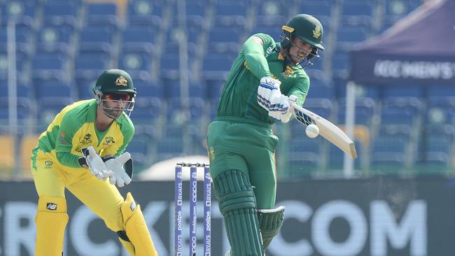 Quinton de Kock scored 7 against Australia last week. Photo by Isuru Sameera Peiris/Gallo Images/Getty Images