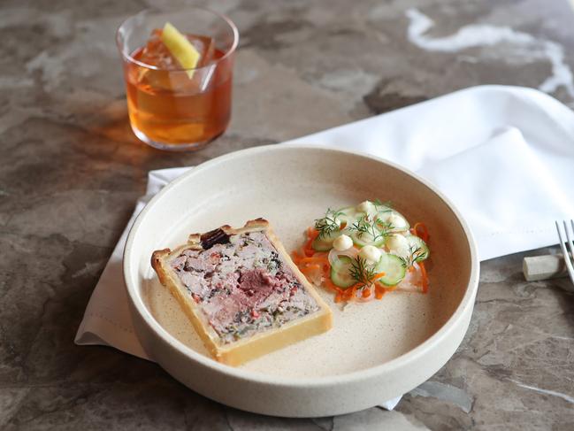 Pate en Croute at Aru. Picture: Rebecca Michael