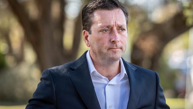 Opposition leader Matthew Guy. Picture: Jake Nowakowski