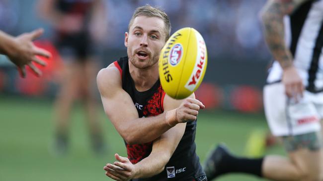 Smith experienced knee pain against The Magpies on Anzac Day. Picture: Michael Klein