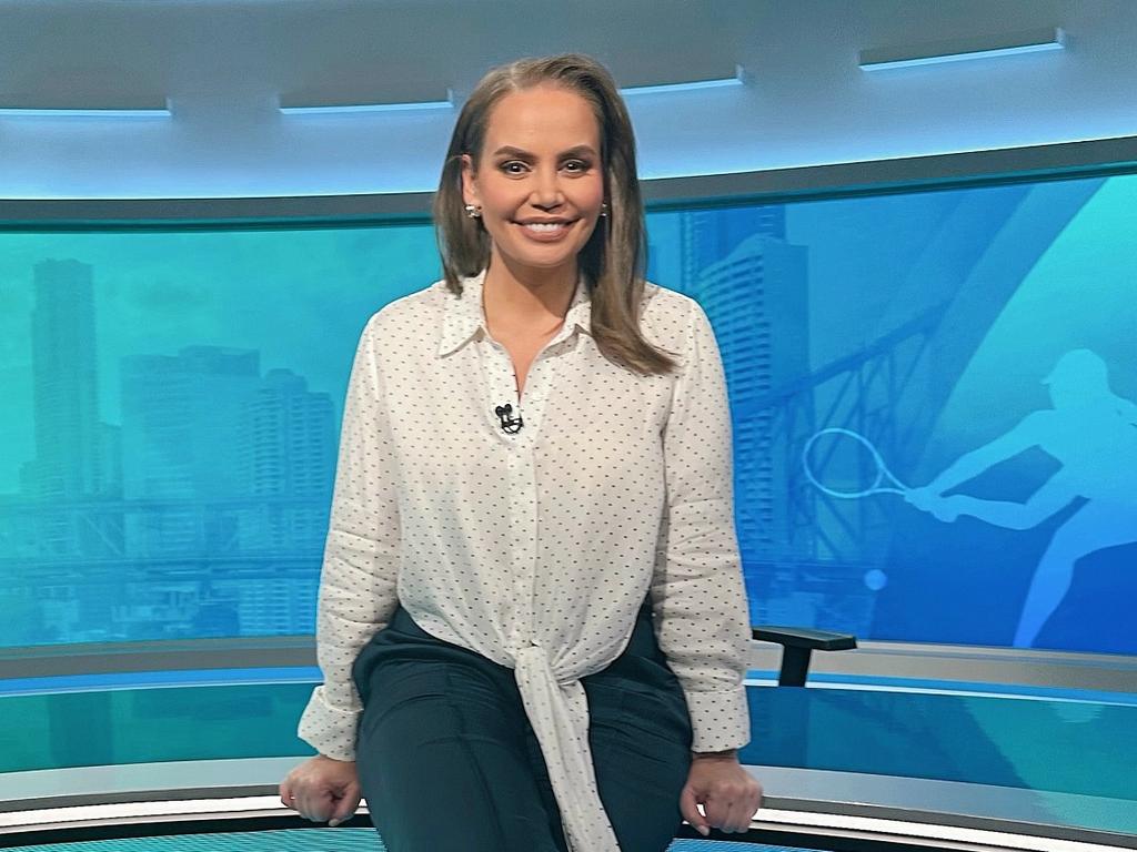 A recent post from Dokic on Instagram in her broadcasting role.