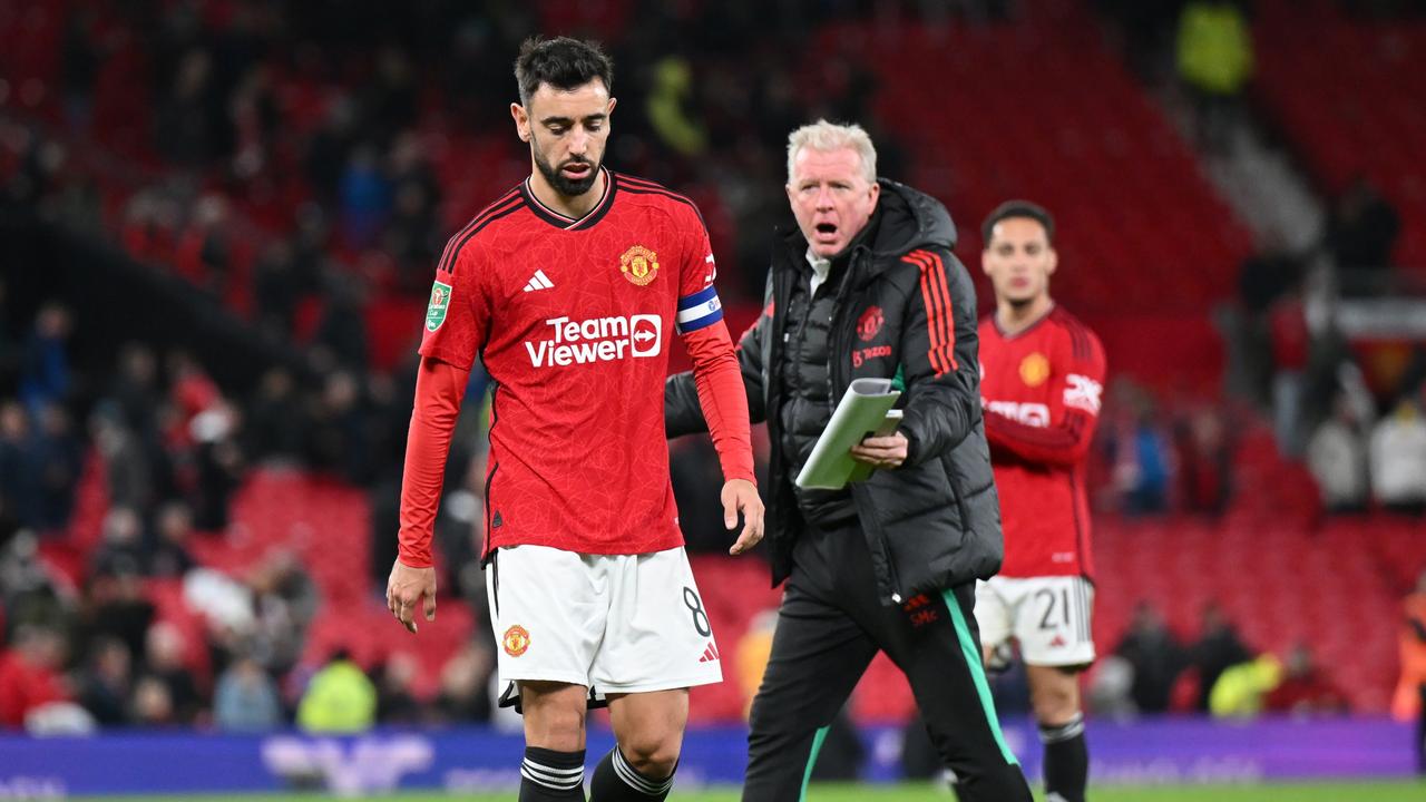 Manchester United’s Carabao Cup defence is over. (Photo by Michael Regan/Getty Images)