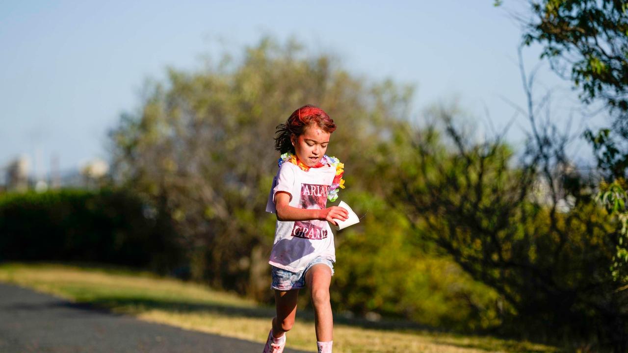 Fun from the 2023 Gladstone Colour Me Capricorn fun run for the RACQ CapRescue. Photos: Cherryandjun Photography