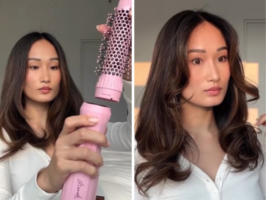 Mermade Interchangeable Blow Dry Brush. Picture: TikTok/@pretty.frowns.