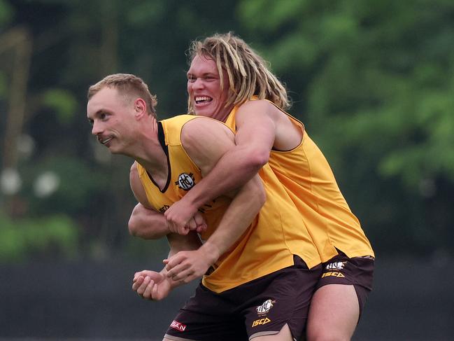 Cody Anderson loves to tackle. Picture: Mark Stewart