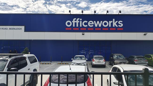 Beenleigh’s new Officeworks opens in June. Pictures: Supplied