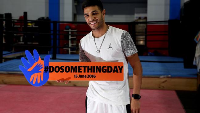 Boxer Billy Dib is backing the DoSomething Day campaign.