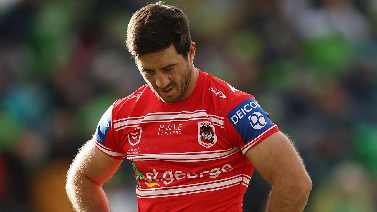 Ben Hunt looks set to leave St George Illawarra. Picture: Getty Images