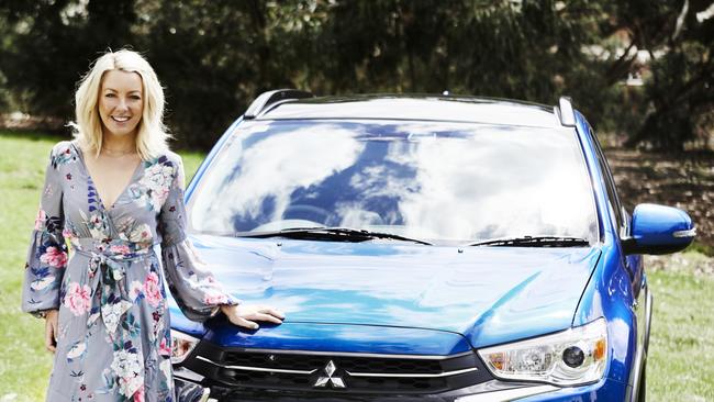 Nutritionist Lola Berry and her Mitsubishi ASX