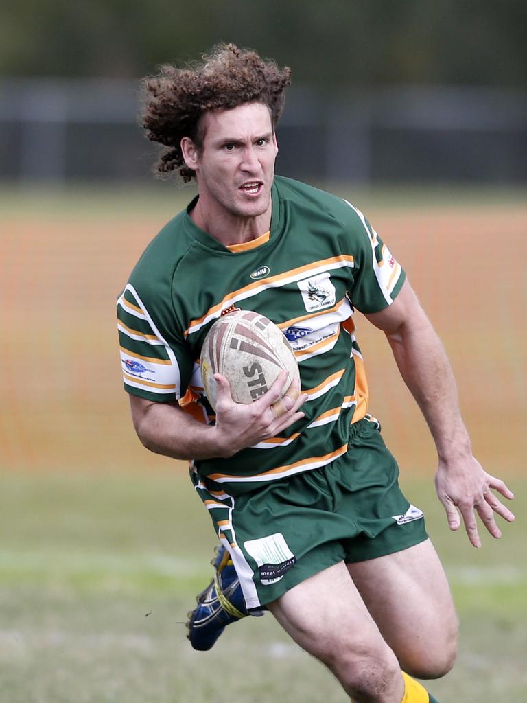 Cudgen Hornets player Matt Peterson at the Bycroft Cup.