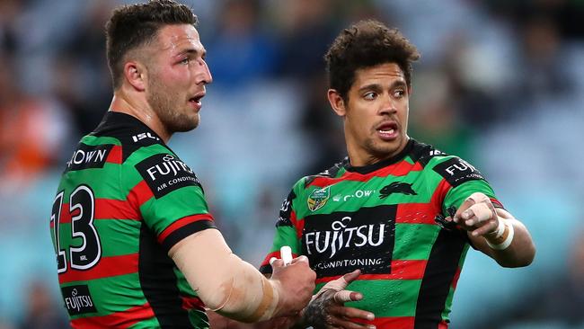 Sam Burgess (left) is set to play despite a hamstring injury.