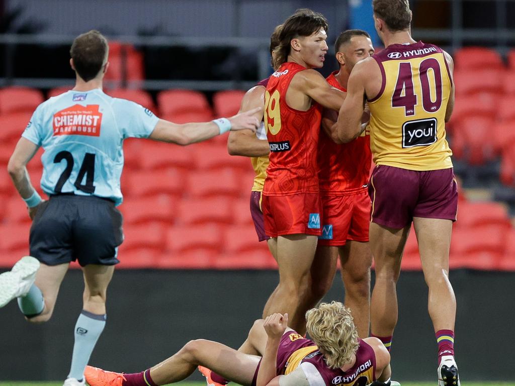 Things got spicy when the clubs met in match simulation earlier this year.
