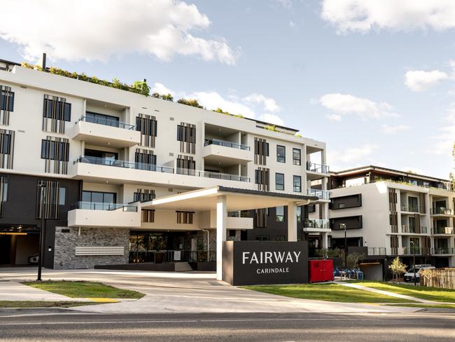 The first stage of a luxury $200m golf-side retirement village at Carindale. Picture: Supplied