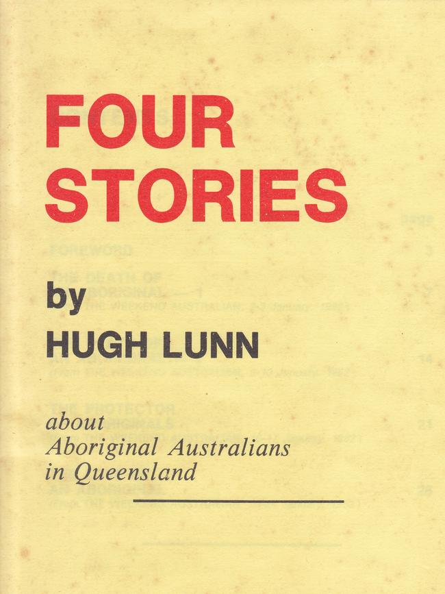 The Aboriginal Treaty Committee in Canberra – chaired by Dr Nugget Coombs – published ‘these historic articles’ in a yellow-covered book called Four Stories