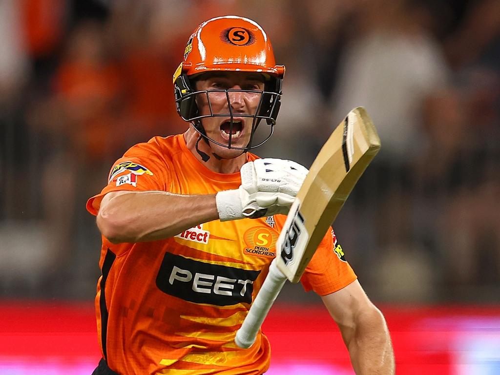 Scorchers BBL decider hero Nick Hobson looks set to stay in Perth this summer. Picture: Getty Images