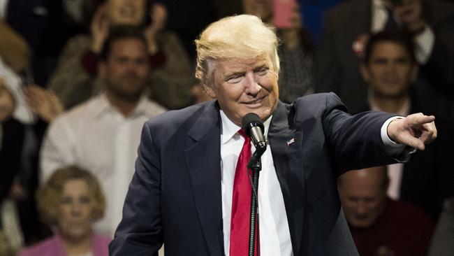 The Trump transition team didn’t offer many details of the discussion but said Mr Trump spoke with the Taiwanese leader, “who offered her congratulations.” Picture: AFP