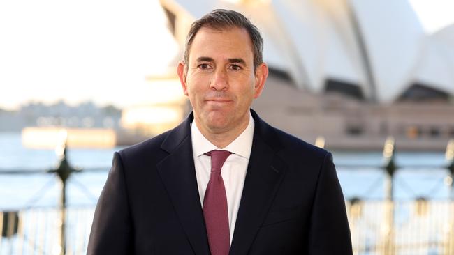 Treasurer Jim Chalmers should look in the mirror if he wants to see the real reason Aussies are doing it tough. Picture: NewsWire / Damian Shaw