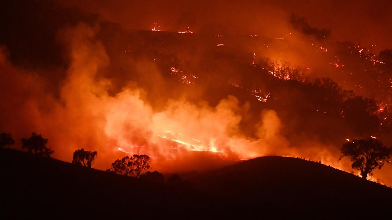 Bushfires swept through the country last summer in a worrying sign of the changing climate the world is facing. Pictured is Mount Adrah in NSW. Picture: Sam Mooy/Getty Images