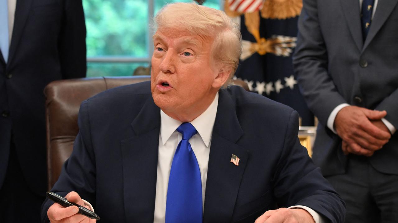 US President Donald Trump has announced tariffs on movies. Picture: Alex Wroblewski / AFP