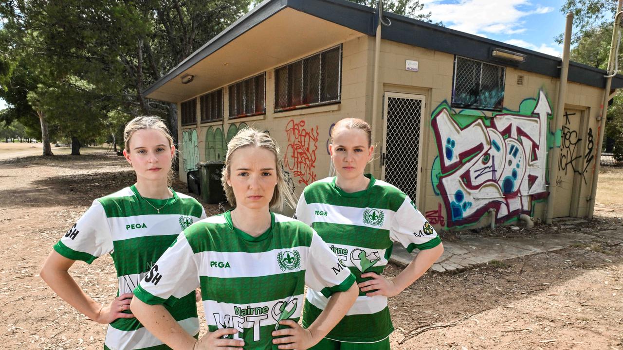 Mercedes Old Collegiate Soccer Club at their clubrooms in Park 21. Picture: Brenton Edwards