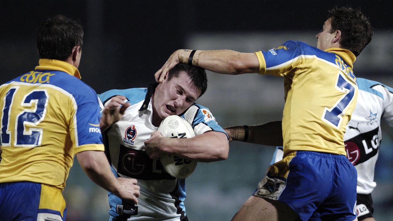 Paul Gallen during the early days of his career in 2003. Picture: AAP