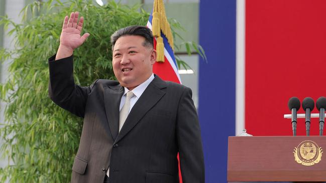 North Korea's leader Kim Jong-un. Picture: KCNA via KNS/AFP