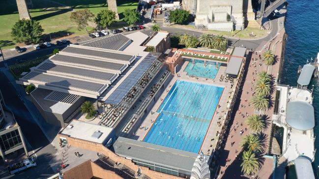 Construction work has began on the redevelopment of North Sydney Olympic Pool