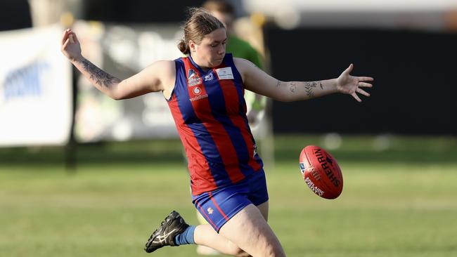 Star Hope Valley goalkicker Hayley Taheny. Picture: Ann-Marie O'Connor