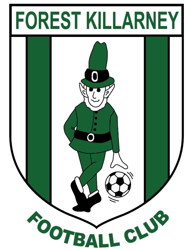 Badge for Forest Killarney Football Club. Picture: Supplied