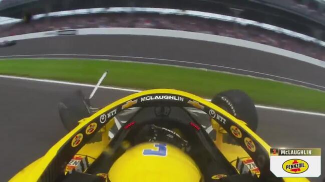 Scott McLaughlin crashes out of Indy 500 on warm-up lap