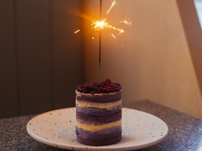 Secret’s out! The off-menu ube cake is bound to get your attention.