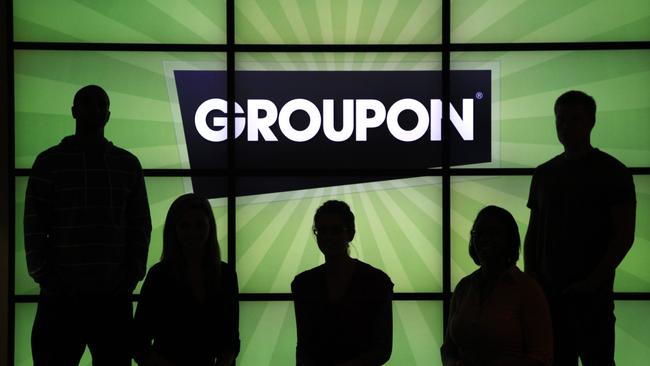 Groupon offers bargain dining deals with vouchers valid for several months. Picture: AP Photo