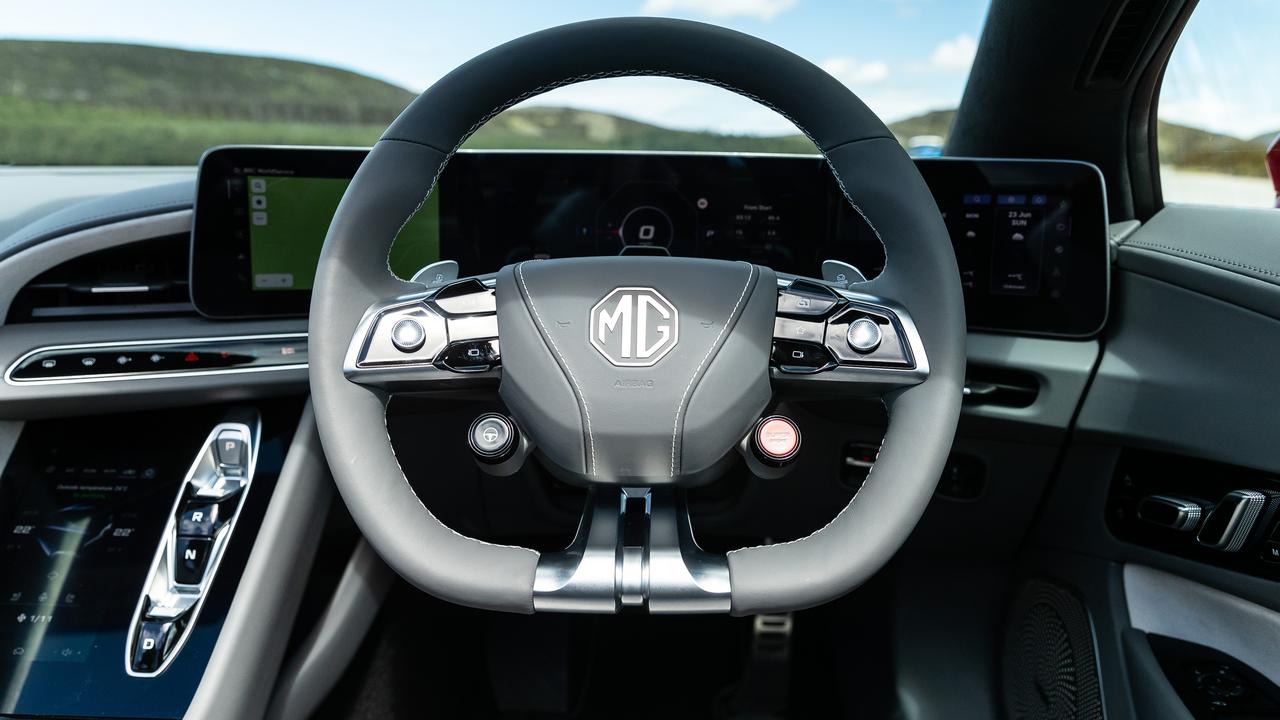 Inside the 2024 MG Cyberster. Picture: Supplied.