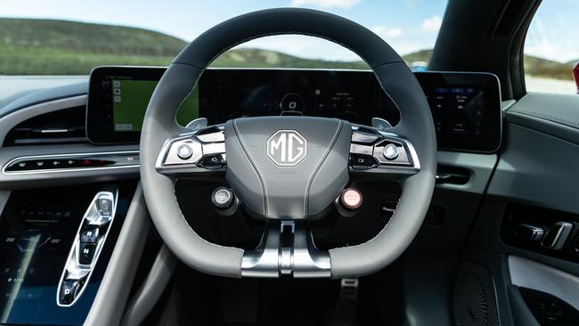 Inside the 2024 MG Cyberster. Picture: Supplied.