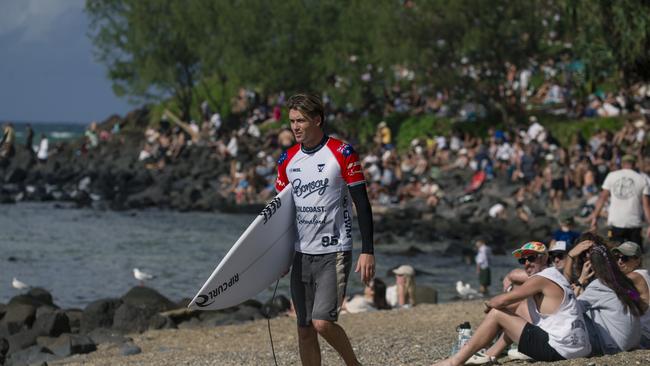 George Pittar at the Gold Coast Pro, Burleigh Heads. Picture: Glenn Campbell