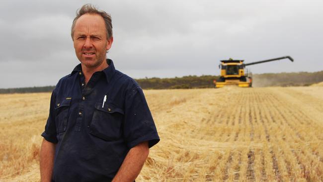 Mic Fels at his Wittenoom Hill property near Esperance, Western Australia: ‘The government needs to prioritise opening dialogue with China.’ Picture: Emma Field