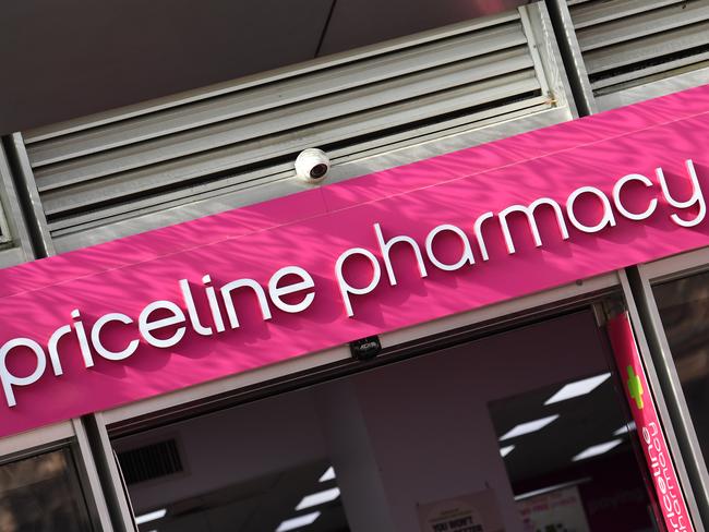 Priceline Pharmacy store in Sydney, Monday, July 9, 2018. (AAP Image/Mick Tsikas) NO ARCHIVING