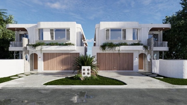 A glimpse at the proposed $3 million two-storey multi-dwelling housing development proposed for Fingal Heads. Photos: Jardine Design Space via ELKN.