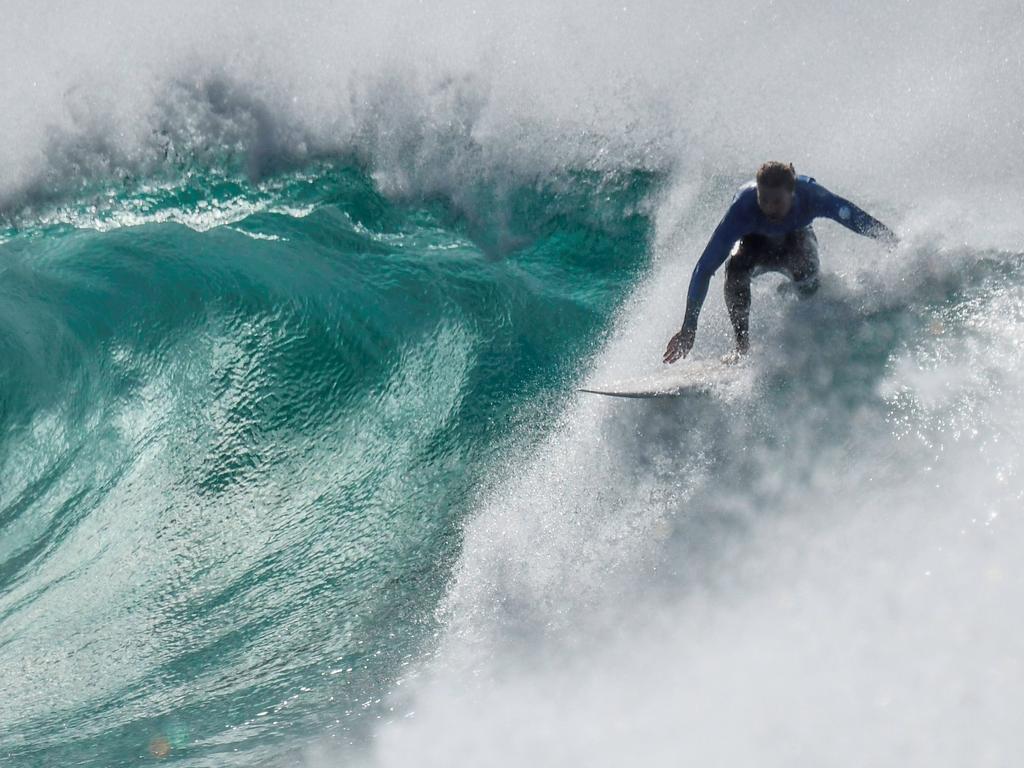 TOTALLY GNARLY: Gary Nichols ventured down to Angourie to check out the massive surf, he wasn't disappointed.