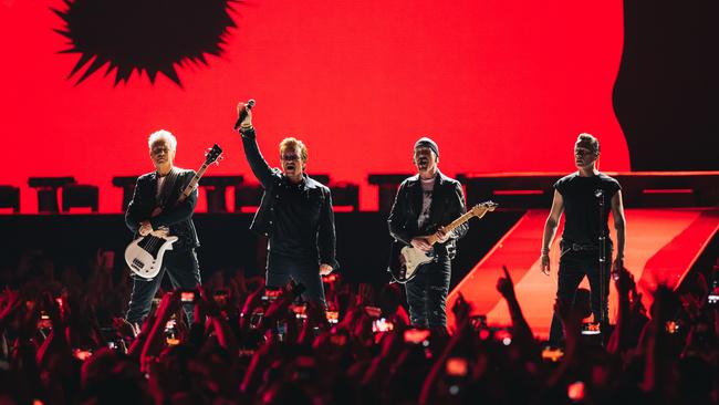 Irish band U2 launch the Joshua Tree Tour in Vancouver in 2017. Pic: Danny North