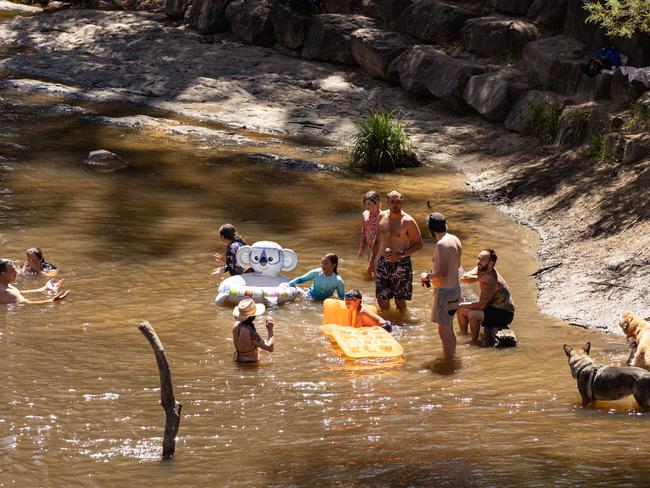 Holidaymakers are seeking out more secluded and picturesque swimming locations. Picture: Diego Fedele