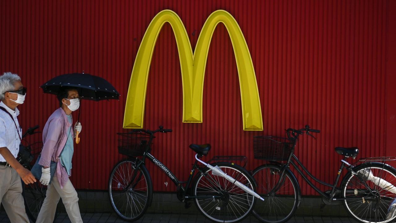 Macca’s profits plunged nearly 70 per cent over the year. Picture: Charly Triballeau/AFP