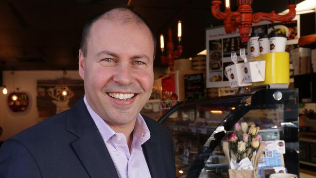 Josh Frydenberg near his political party office in Camberwell, Victoria. Picture: Nicole Cleary.